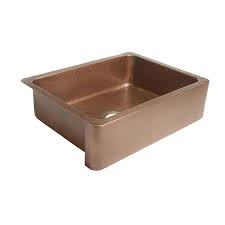 antique copper single bowl kitchen sink