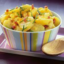 Wurziger Kartoffelsalat Mit Speck Rezept Kartoffelsalat Mit Speck Kartoffelsalat Kartoffelsalat Rezept