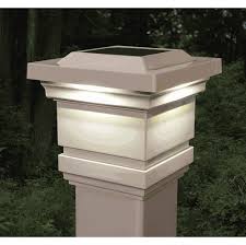 Classy Solar Fence Post Light Cap 4 X 4