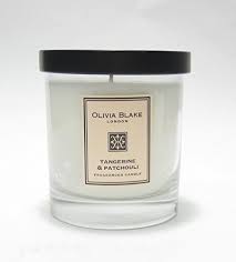 Olivia Blake London Fragranced Candle Made In Uk Tangerine Patchouli Candle Making Tangerine Blakes London