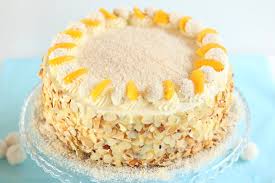 125 g zucker 1 päckchen vanillezucker 125 g butter 4 eier 100 g mehl 1 päckchen backpulver 50 g. Sugarprincess Raffaello Torte Mit Pfirsich Fluffiger Biskuit Trifft Sahne Kokos Creme Und Saftige Fruchte Rezept Und Video Rezept Raffaello Torte Torte Mit Fruchten Pfirsich