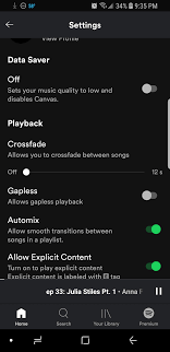On mobile, there's a section that says playback and in that section are offline mode and crossfade. Offline Mode Not An Option In Spotify Free The Spotify Community