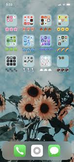 Folder organization phone organization iphone wallpaper app aesthetic iphone wallpaper organize phone apps cute app phone themes iphone app. Aesthetic Home Screen Layout Novocom Top