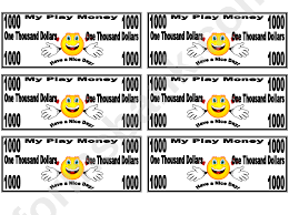 Maybe you would like to learn more about one of these? 1000 Dollar Play Money Template Printable Pdf Download
