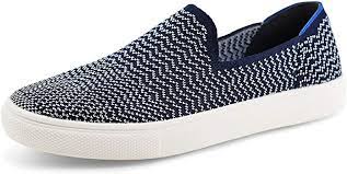 Adidas women's stycon tennis shoes. Amazon Com Jabasic Women Knit Slip On Sneakers Comfortable Walking Loafers Loafers Slip Ons