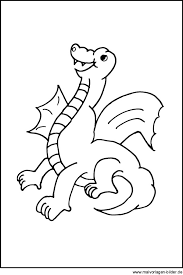 Drachen Kostenlose Malvorlage