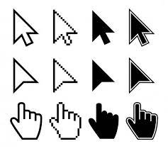 Clicking Computer Cursors Premium Freepik Finger Vector Button Mouse Arrow Handclicking Mouse Overlays Overlays Picsart Anime Backgrounds Wallpapers