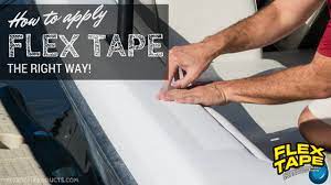 How To Apply Flex Tape Official Site Flex Seal Tape Tape Flex
