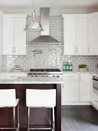 White kitchens for vintage homes. Kitchen Backsplash Tile For Grey Cabinets Novocom Top