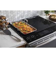 Because we target all types of customer on the market. Ge Profile 30 Smart Slide In Front Control Induction And Convection Range Phs930slss Ge Appliances