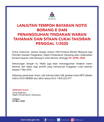 Walau di mana sahaja anda tinggal, pastikan anda sentiasa membuat semakan cukai tanah supaya anda boleh mendapatkan maklumat terkini tentang cukai. Makluman Lanjutan Tempoh Majlis Perbandaran Selayang Facebook
