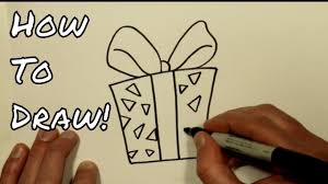 Simple, yet effective, the light system and metronome combination is the perfect birthday present for people. How To Draw A Birthday Present Easy Drawings For Kids Youtube