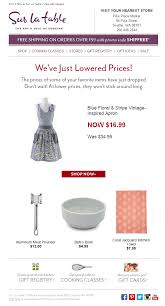 Sur La Table S Retargeting Email Is An Excellent Example Of Relevance At Play In A Marketing Message The Content Reminds Class Store Best Email Email Campaign