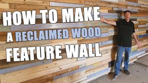 The homeowners created a reclaimed wood wall feature in their portland, oregon bedroom using salvage barn siding. How To Make A Reclaimed Wood Feature Wall Youtube