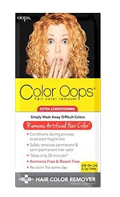 How long you have to wait between perming and coloring, discuss with your professional, and ask him when he thinks your hair is in the right condition for the subsequent coloring process. Amazon Com Color Oops Extra Conditioning Hair Color Remover Pac Shampoo Color Remover Beauty
