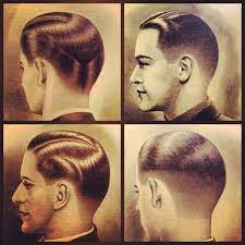 From A 1920s Hairdressing Textbook Full Of Awesome Sketches Vintage Hairstyles Mens Hairstyles Haircuts For Men