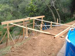 It's a simple, elegant solution that provides years of service and a variety of. Building A 24 X 20 Deck On Steep Slope 5 Steps With Pictures Instructables