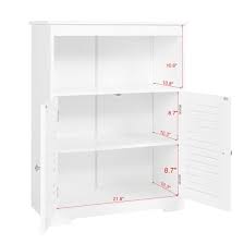 The cabinet is perfect by itself, but can easily be arranged with other montana cabinets or shelving units. China Home Furniture White Free Standing Bathroom Storage Cabinet With Double Shutter Doors And Adjustable Shelves China Home Furniture Steel