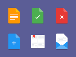 Material File Icons App Icon Design Material Design Planner Template