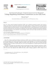 Current transformer buyers in zambia. Pdf Voltage Regulating Distribution Transformers As New Grid Asset