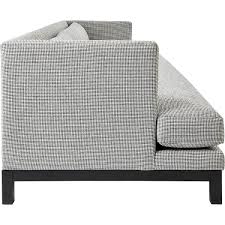 Black And White Houndstooth Sofa Shop Brava Houndstooth Sofa Minimal Yet Cushy Sleek Yet Relaxed Brava Is The Definition Of Casual Luxury One L Modern Sofa Leather Sectional Love Seat