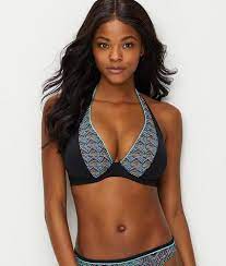 Zanzibar Halter Bikini Top E H Cups Women S Size 40e 38f 36g Zanz Bikinis Bikini Tops Bra Size Swimwear