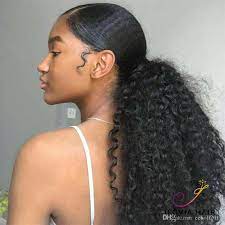 Full And Sleek Deep Wave Ponytail Hairstyle Very Nice Hairstyle For Winter What Do You Think Hair Ponytail Styles Natural Hair Ponytail Hair Inspiration