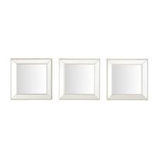 Square Mirrors Home Decor The Home Depot Corners mirror wall sticker decal is made of plastic, the surface is reflective and the back has glue itself;