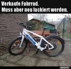 Verkaufe Fahrrad Muss Aber Neu Lackiert Werden In 2020 Lustig Lustig Humor Lustige Bilder