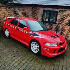The Mitsubishi Evo 6 Tommi Makinen Sitting In The Rainy Courtyard At Dk Today And Now Available For Sale On Www Dkeng Co Uk On Mitsubishi Evo Mitsubishi Evo