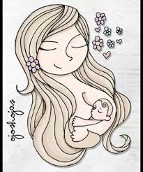 Manualidades de animales para niños. Amamantar Regalo De Amor Breastfeeding Art Breastfeeding Earth Mama