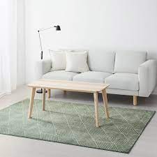 stenlille rug low pile green 170x240 cm ikea in 2021 ikea medium rugs rugs