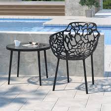 Complete your lawn, deck or front porch with stylish discount patio furniture and accessories. Patio Table 24in Tempered Glass Top Metal Frame Outdoor Bistro Table Metal Round Patio Side Table Outdoor Coffee Table Bistro Tables Tables Rayvoltbike Com