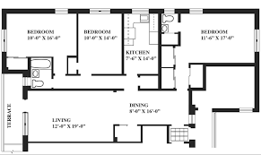 3 bedroom floor plans are very popular, and it's easy to see why. 3 Bedroom Flat House Plan Mangaziez