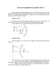 Imaginea obiectului prin lentila convergenta este data de multimea punctelor imagine obtinute. Formarea Imaginilor In Oglinzile Sferice