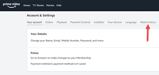 Simply watching things is going to inform the recommendation there may be times when you want to delete an outlying show or movie from your watch history. How To Remove Your Amazon Prime Video Watch History Amazon Prime Video Prime Video Changing Your Name