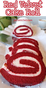This best red velvet cake recipe you will ever try! Red Velvet Cake Roll With Whipped Cream Cheese Jett S Kitchen
