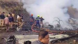 Ajit Pawar Death: Video Shows Ajit Pawar's Plane In Pieces, On Fire After  Crash Landing