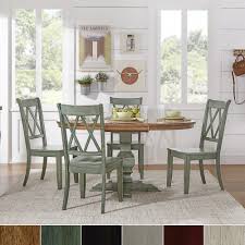 G plan wooden extendable dining table with 6 chairs. Eleanor Sage Green Solid Wood Oval Table And X Back Chairs 5 Piece Dining Set By Inspire Q Classic On Sale Overstock 14030956