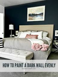 Red, orange, dark brown, bright lemony yellow, and lime green are colors that should be avoided when. How To Paint A Dark Wall Evenly Tauni Everett