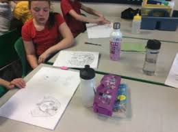 In ancient egypt, masks were primarily used for two purposes: Drawing Tutankhamun S Death Mask Kelvedon St Mary S Church Of England Primary Academy Autism Support Centre