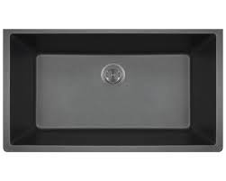 848 black single bowl undermount quartz