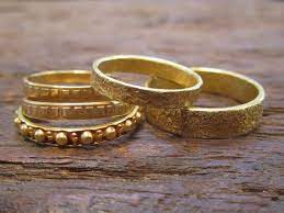 Indian Gold Wedding Bands Gold Rings Polly Wales Jewelry Gold Wedding Band