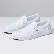 Black And True White Checkered Vans Checkerboard Slip On Shop Shoes In 2020 Shoes For School Shoes Girls Shoes