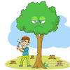 What i just understand is that, it means that we people should not go to the easy and simple way just like if we cut the tree inorder to get the fruit, but there is much better to find a ways on how to get many fruit as we can, by choosing the other path and to fullfil our dreams. 1