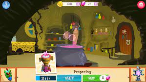 Purple mushrooms, red orchid, poison joke. My Little Pony Gameloft Totem Recipes Apple Jack R