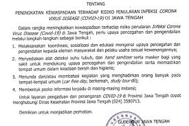 Kita sedang belajar disiplin, bukan lockdown.karena faktanya, kedisiplinan masyarakat menurun. Jateng Waspada Corona Ini 4 Langkah Yang Dilakukan Ganjar Pranowo