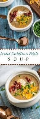 Cauliflower Potato Soup A Healthy Cauliflower And Potato Soup Recipe Recipe Cauliflower Potato Soup Cauliflower Potatoes Potato Soup Recipe