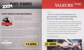 À l'origine une revue d'information boursière reprenant le. Zoom Tribune Polemique De Valeurs Actuelles Appel Au Putsch Ou Strategie Editoriale Quotidien Tmc