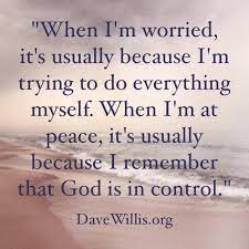 And God Quotes About Worry Quotesgram